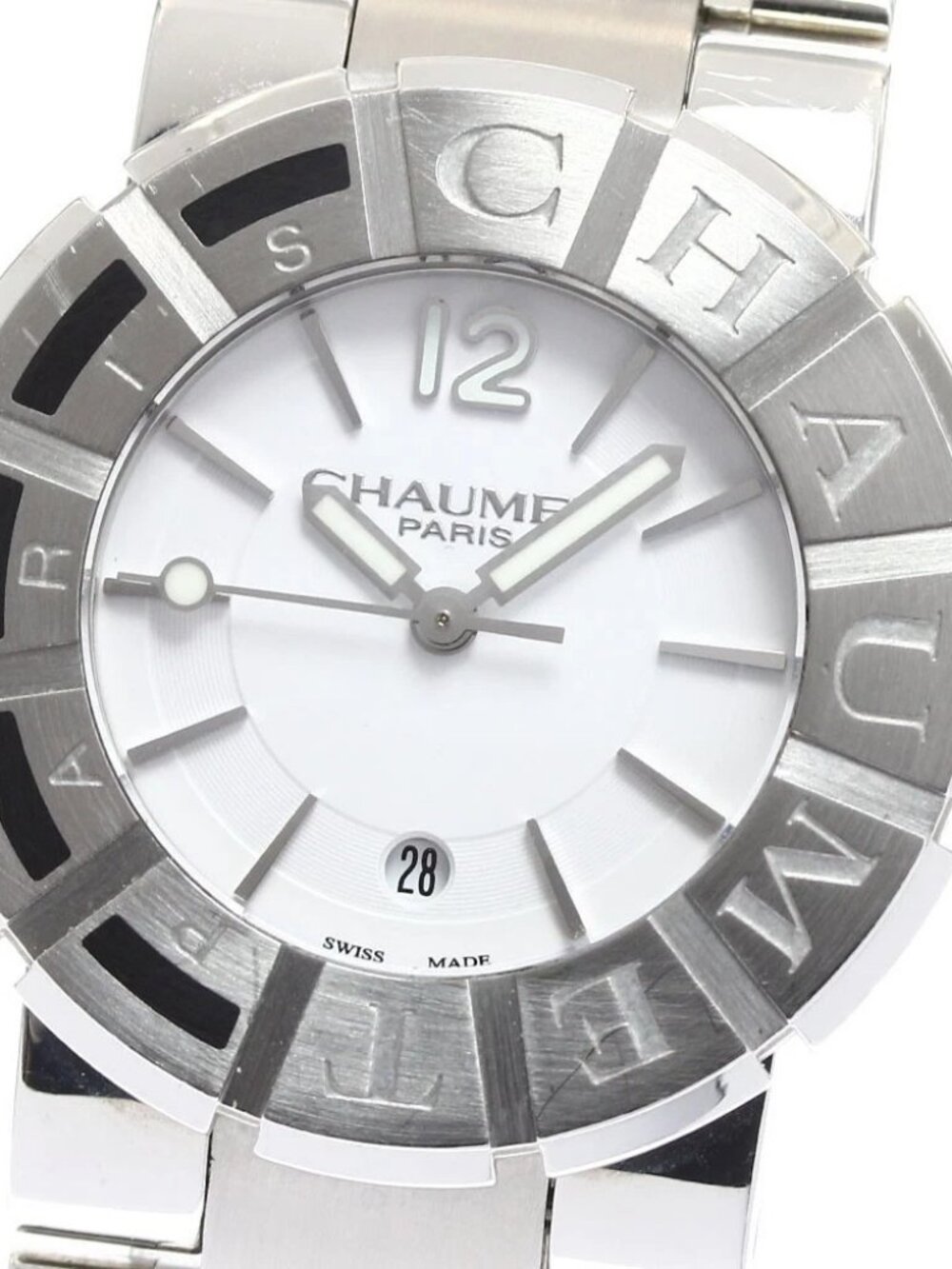 Chaumet Class one W1722H-35A Date white Dial Quartz Boy's Watch_913641